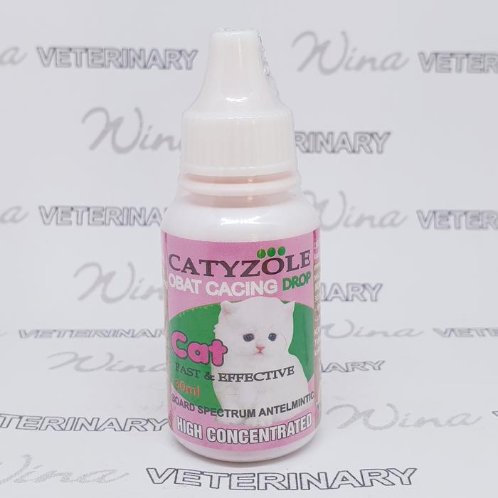 Gambar CATYZOLE drop 30 ml obat cacing untuk kucing dari Wina Pet and Poultry undefined Tokopedia