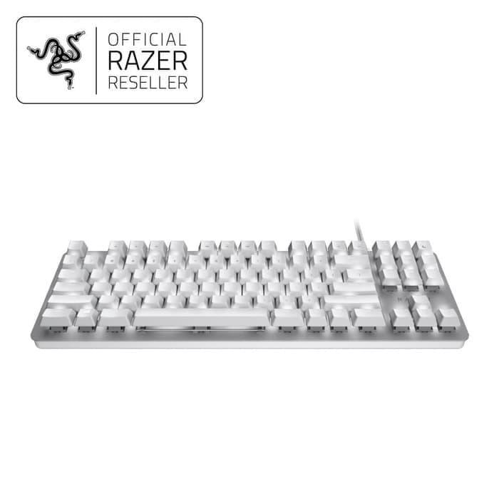 Gambar Razer BlackWidow Lite Mercury white silent Mechanical Gaming Keyboard dari Julyaugustshop undefined Tokopedia