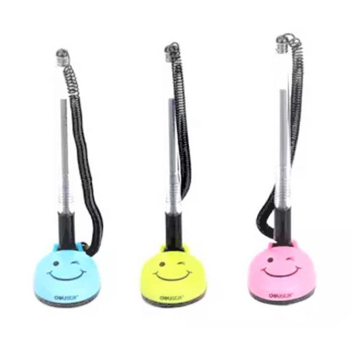 Gambar PEN MEJA DELI SPIRAL PEN DESK PULPEN MEJA TEMPEL PULPEN SPIRAL MEJA dari PROMAXSTORE undefined Tokopedia