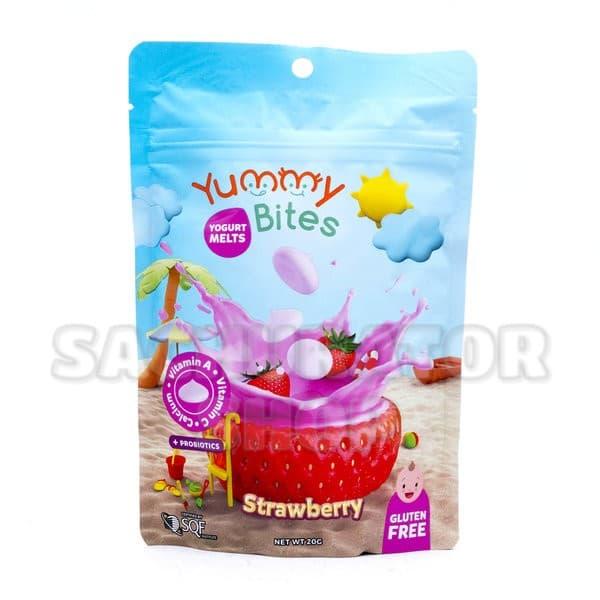 Gambar Snek Yoghurt Bayi Rasa Stroberi Yummy Bites Yogurt Melt Strawberry dari sachurator shop undefined Tokopedia