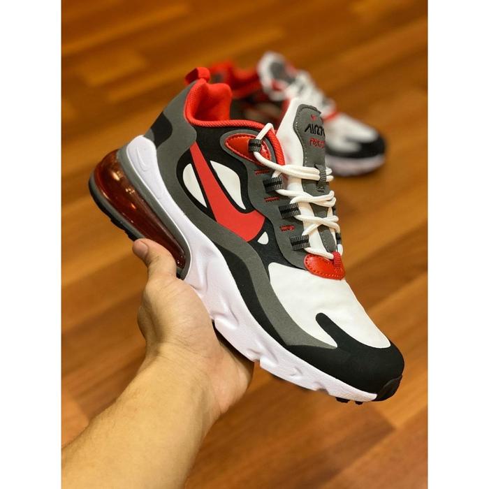 air max 270 react red black