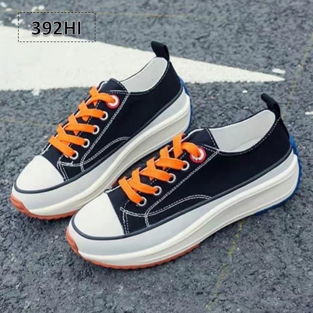 Gambar Sneakers Wanita Vansey Kanvas Pink Kuning Hitam Putih BS - Hitam, 37 dari Ackyo Shop undefined Tokopedia