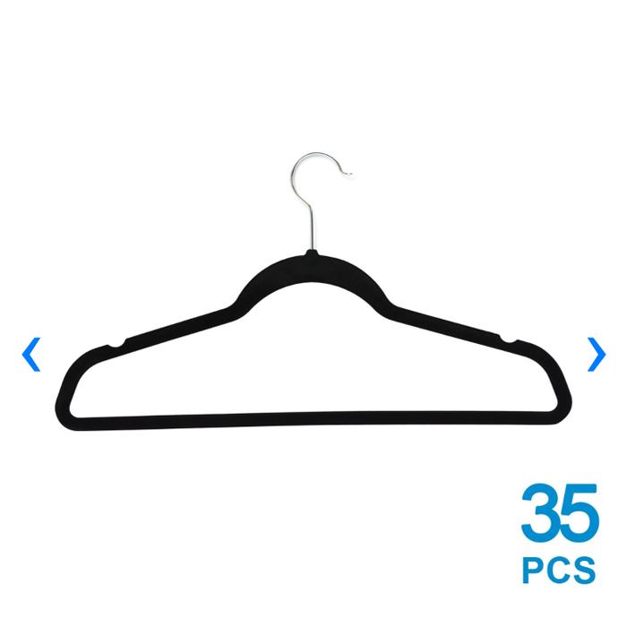 Gambar Hanger plastik & logam isi 35 pcs dari Tokorafareva undefined Tokopedia