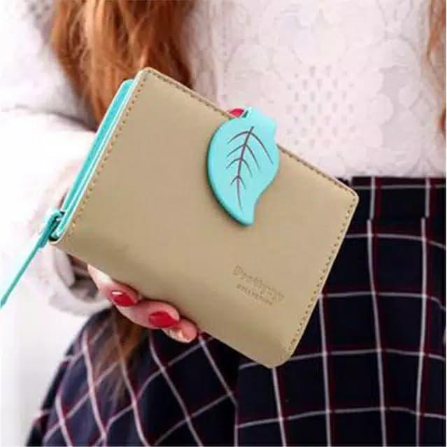 Gambar MORYMONY DOMPET MINI DAUN - Dompet - Moka Biru dari Geng HP undefined Tokopedia