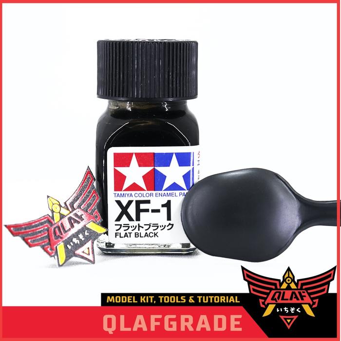 Gambar Tamiya Enamel XF-1 Flat Black - cat Gundam model Kit paint dari Wahkhilaf undefined Tokopedia