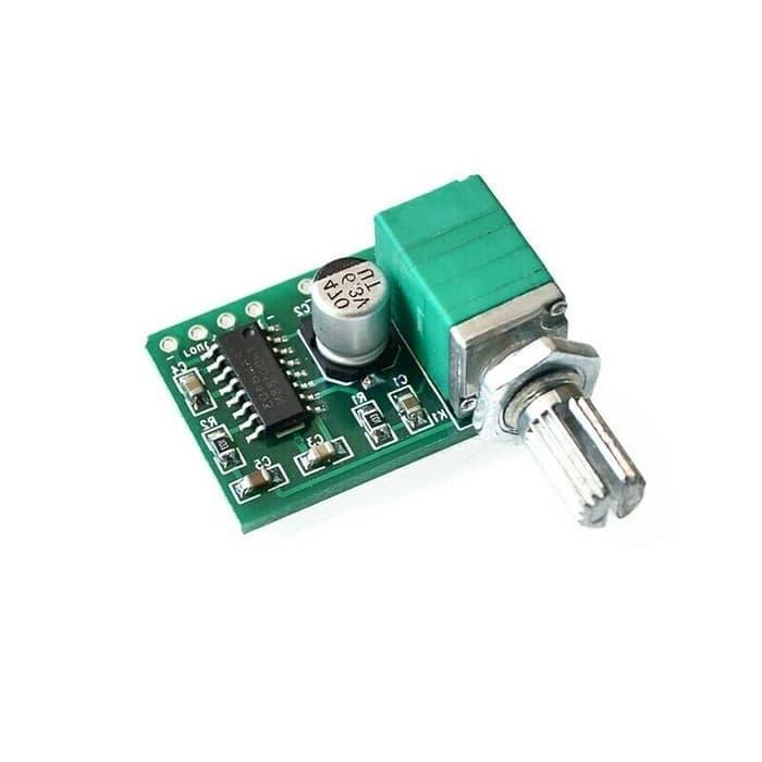 Gambar PAM 8403 Stereo Power Amplifier 2 3 W Potensiometer Volume dari Arduino Store undefined Tokopedia