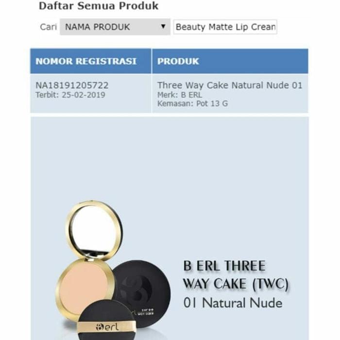 Gambar Bedak Three Way Cake/ bedak basah, tabur, dan padat - Natural Nude dari official_berlcosmetics undefined Tokopedia