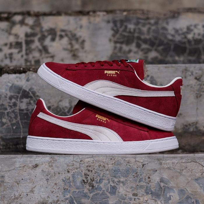 puma suede red zone