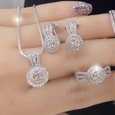 Gambar Set Perhiasan wanita ASLI XUPING grosir Murah AntiKarat g42566 dari La Vienne undefined Tokopedia