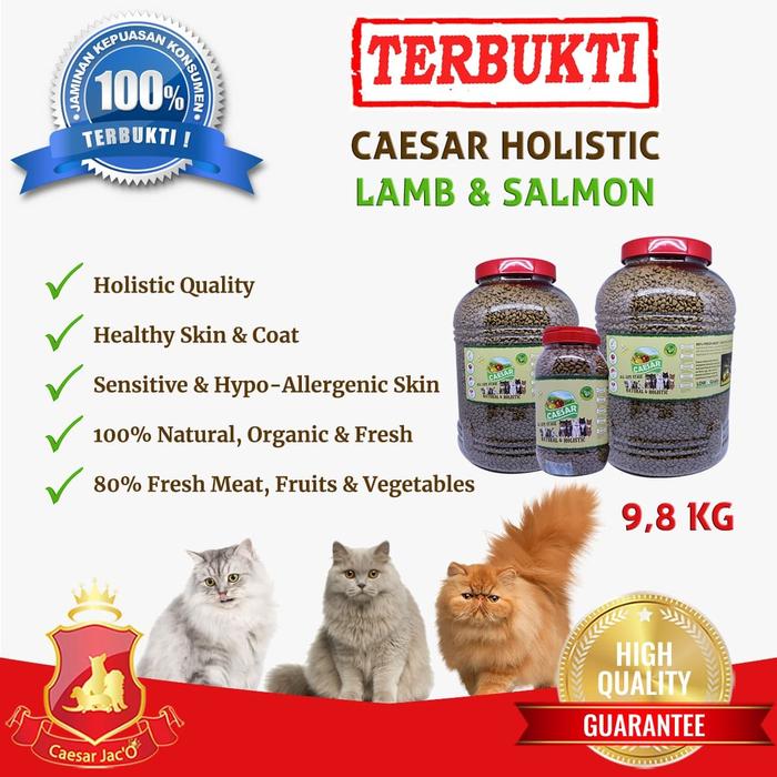 Gambar Makanan Kucing / Cat Food Caesar Natural Holistic Lamb & Salmon 9,8kg dari Caesar JacO undefined Tokopedia