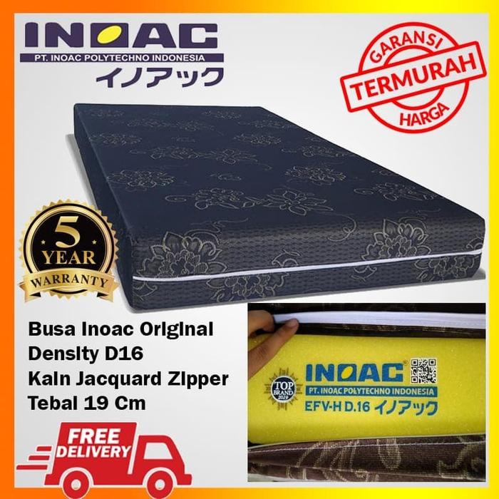 Gambar Kasur Matras Busa Inoac Kain Jacquard Zipper Tebal 19 cm Original - 80x200 dari SpringbedOnline undefined Tokopedia