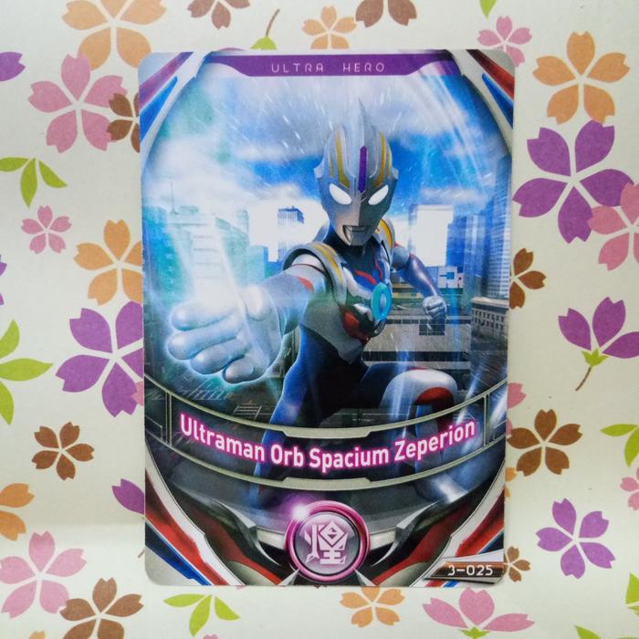 Gambar ultraman fusion fight N ultraman orb spacium zeperion versi 3 - 025 dari cardshopers undefined Tokopedia