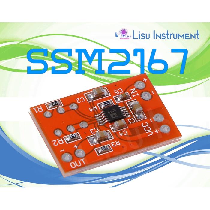 Gambar SSM2167 Low Voltage Microphone Preamplifier with Variable Compression dari Lisu Instruments undefined Tokopedia