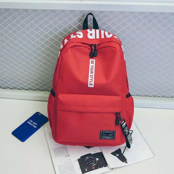 Gambar TAS RANSEL MORYMONY BE YOUR STYLE - Merah dari Geng HP undefined Tokopedia