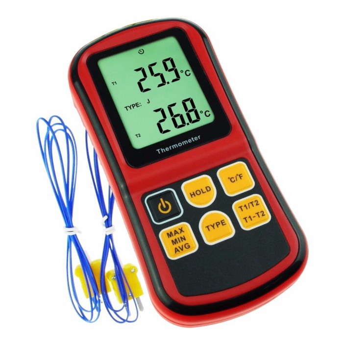 S N Typ Dual-Channel E R J T Digitales Thermometer Thermoelement K