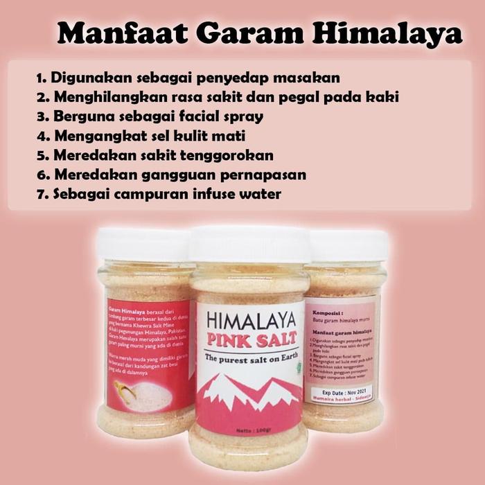 Jual Garam Himalaya 150gr Kab Sidoarjo Humaira Herbal Shop Tokopedia