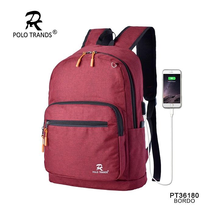 Gambar Polo Trands Tas Ransel Wanita Bonus Tas Kosmetik - Tas Punggung - Tas Sekolah Wanita 36180 Kanvas Backpack - Merah dari Polo Trands undefined Tokopedia