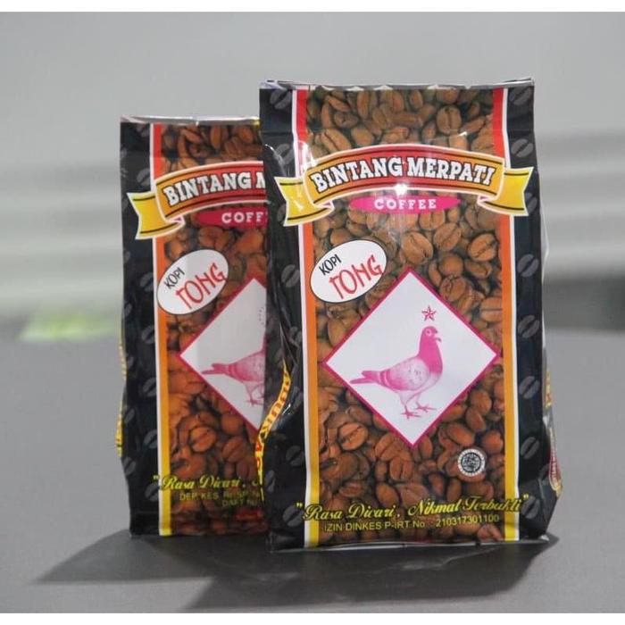 Gambar KOPI TONG 250GR KOPI BUBUK BINTANG MERPATI ROBUSTA ARABICA BLEND 100% dari KOPI BINTANG MERPATI undefined Tokopedia