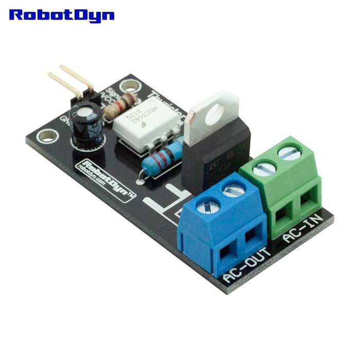 5Pcs RobotDyn? Thyristor AC Switch Relay Module 3.3V/5V Logic AC 220V/5A Peak 10A