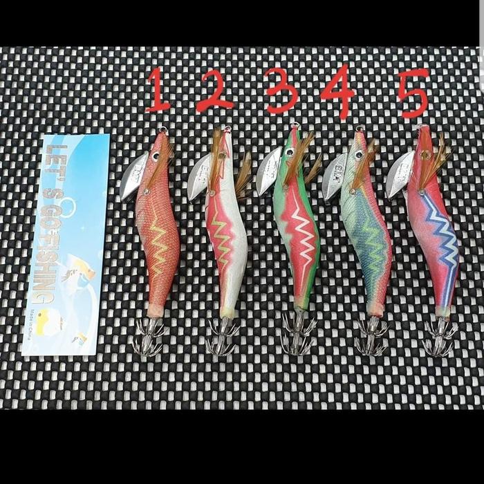 Gambar SQUID JIG LET'S GO FISHING (MIRIP YAMASHITA / RATTLE) #2.0 dari WARUNG-PANCING-DAN-BERBURU undefined Tokopedia