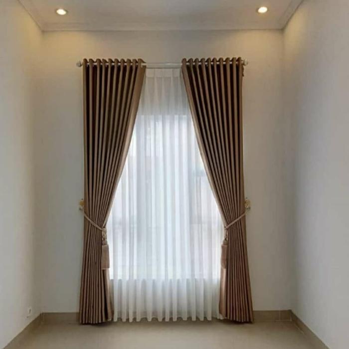 Gambar hordeng korden curtain jadi blackout import minimalis murah dari Gorden Bos undefined Tokopedia