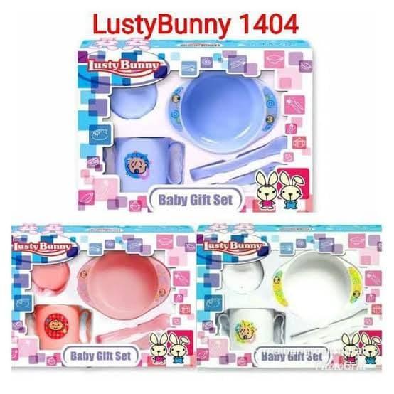 Gambar LUSTY BUNNY FEEDING SET SMALL 5IN1 LB1404 dari Promore Baby Shop undefined Tokopedia