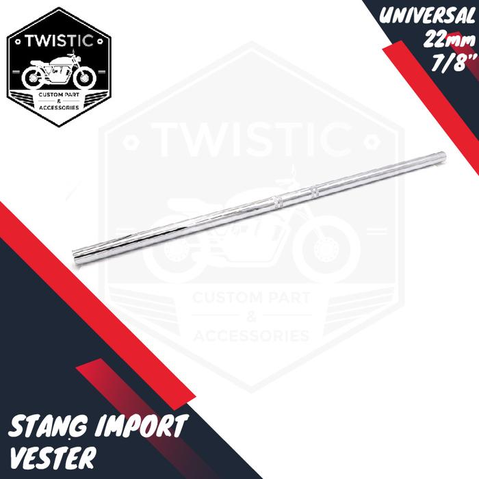 Gambar Stang Motor Custom Vester W175 Benelli XSR Caferacer Chopper Bobber - Chrome dari TWISTIC CUSTOM undefined Tokopedia