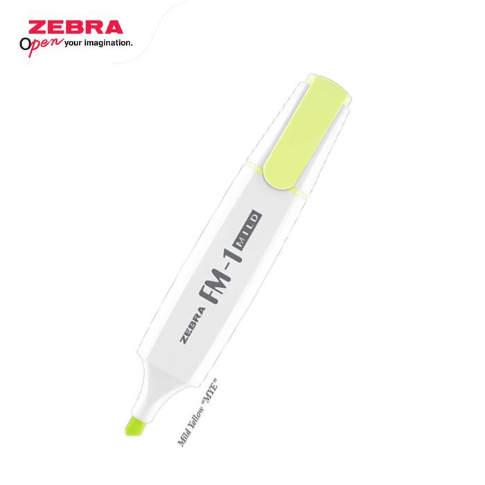 Gambar ZEBRA FM -1 Mild - Highlighter (Warna Pastel) - Hijau dari Zebra Indonesia undefined Tokopedia