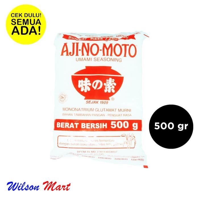 Gambar AJINOMOTO PENYEDAP RASA 500 GRAM dari Wilson Mart undefined Tokopedia