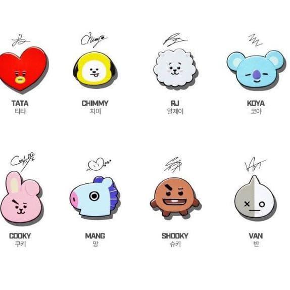 Jual Mgm279 Stiker Bts 21 3d Sticker Tata Chimmy Koya Cooky Shooky Rj Kota Batam Sempri Shop Tokopedia