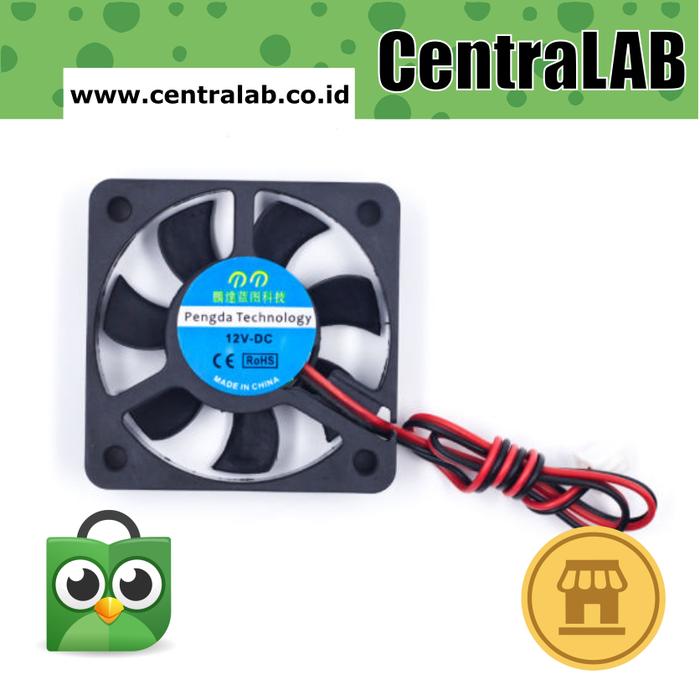 Gambar Kipas Fan DC 5010 50 5cm 50mm 12 v 12v high rpm 3d Printer 2 pin 2p dari CENTI Store undefined Tokopedia