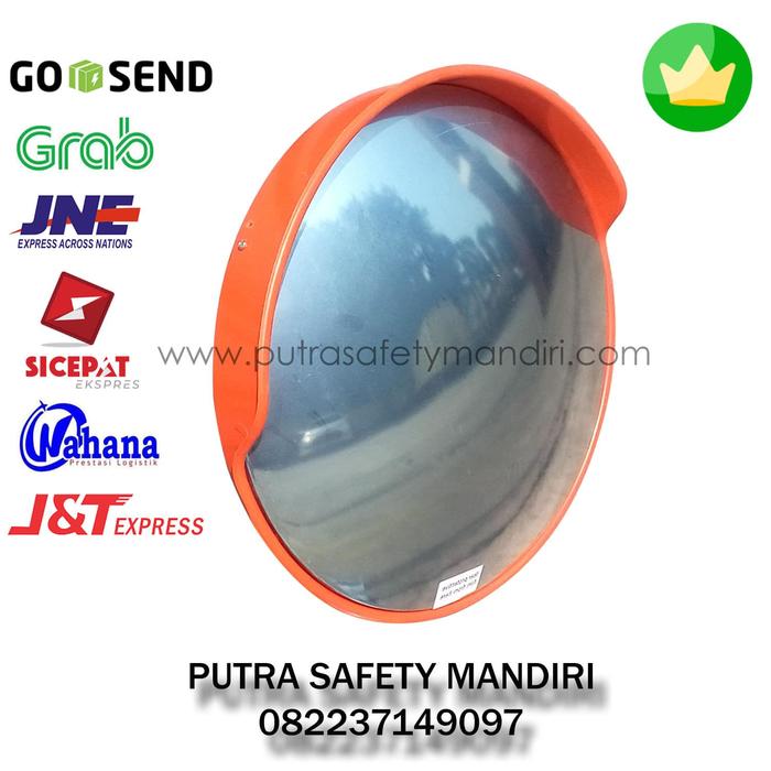 Gambar CONVEX MIRROR 60CM SPION CEMBUNG TIKUNGAN JALAN SAFETY OUTDOOR MURAH dari Sales Putra Safety Mandiri 1 undefined Tokopedia