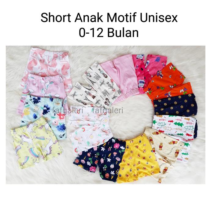 Gambar Celana Pendek Anak Bayi 0-12 Bulan Motif Perempuan Laki-Laki Grosir - motif laki laki dari FAF GALERI undefined Tokopedia