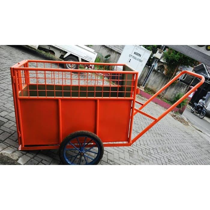 Gambar GEROBAK SAMPAH BESI dari ALELPERKASA undefined Tokopedia