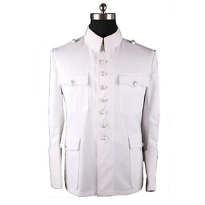 Gambar WWII GERMAN WHITE SUMMER M36 OFFICERS TUNIC (CUSTOM TAILORED / MADE) - dari Seragam Pria undefined Tokopedia