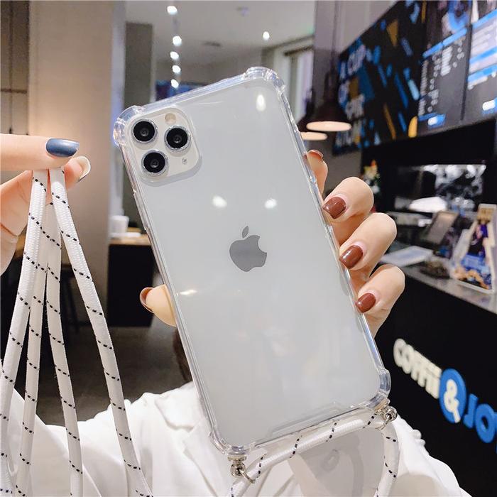 Gambar Necklace Lanyard Phone Case For iPhone11 11 7 8 Plus 11Pro Max X XR XS dari toko-happy aja undefined Tokopedia