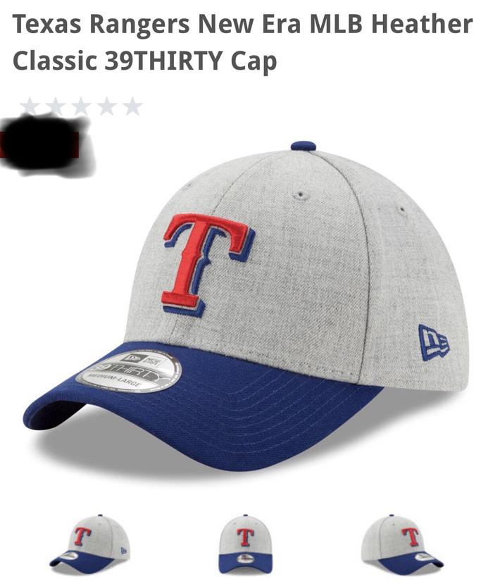 Texas rangers hat new era small-medium 