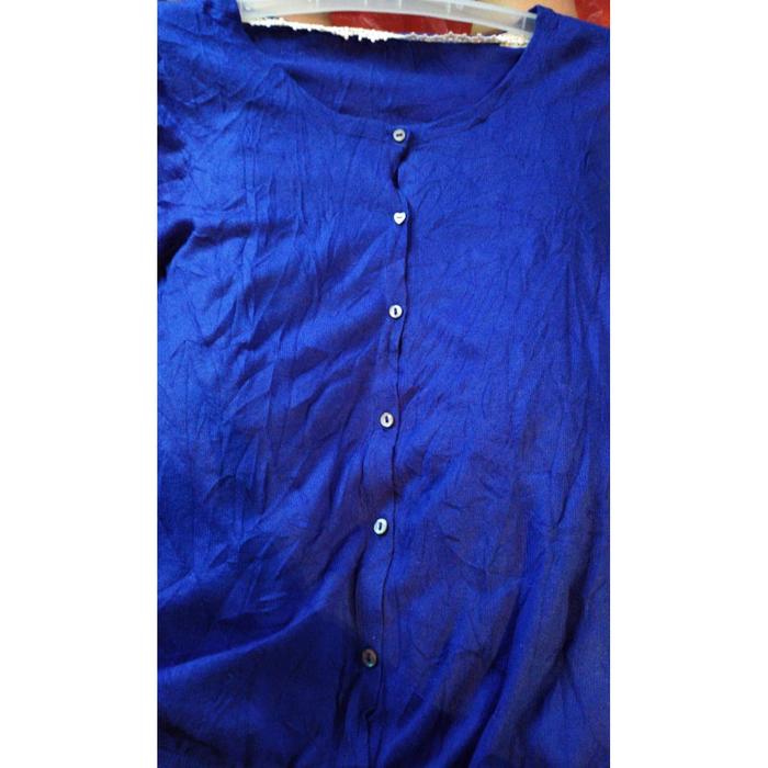 Gambar Preloved Cardigan Branded "EARTH MUSIC & ECOLOGY" - Biru dari MoRin Fashion undefined Tokopedia