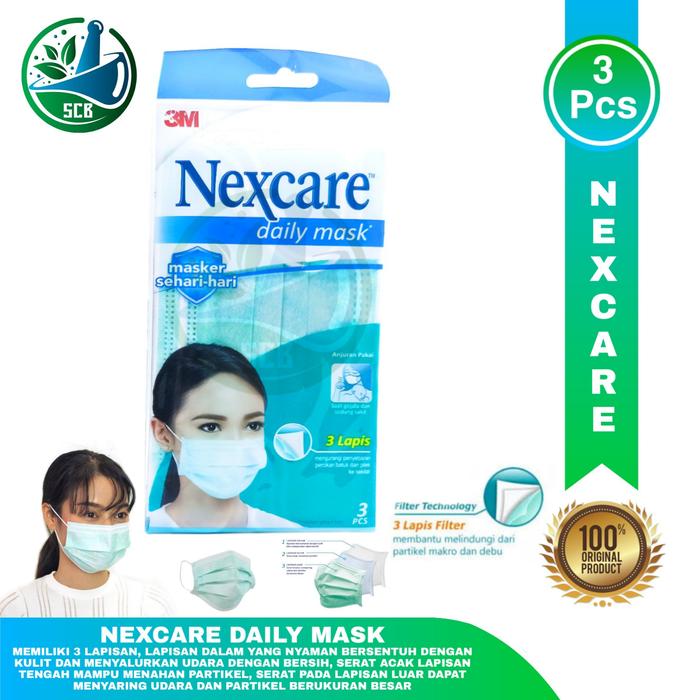 Gambar Masker 3M Nexcare Daily Mask -Daily Hijab - Carbon Mask - Daily Mask dari SCB88 undefined Tokopedia