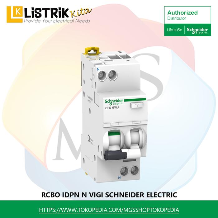 Promo MCB SCHNEIDER IDPN N VIGI C 16A 1PPN 30MA AC 60 - A9D31616 Cicil ...