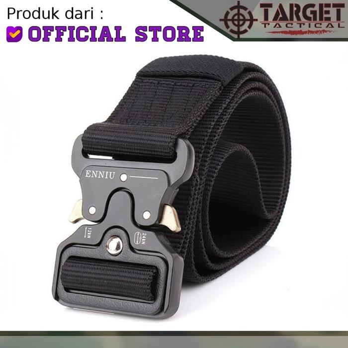 Gambar Gesper Ikat Pinggang Tactical Nylon Import - Hitam dari TACTICAL GEAR ID undefined Tokopedia