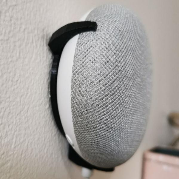 Gambar Minimalis Wall Mount Google nest mini holder docking dudukan Bracket - Hitam dari Digital SS undefined Tokopedia