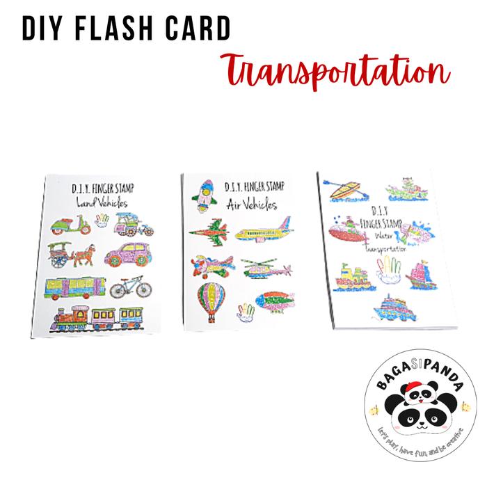 Gambar DIY Finger Stamp - Mainan Aktivitas Anak - Kendaraan / Vehciles - Kendaraan Darat dari Bagasi Panda undefined Tokopedia