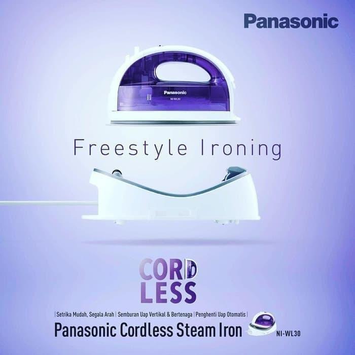 Gambar Panasonic Cordless Steam Iron/Setrika Uap Tanpa Kabel NI-WL30 dari Multy Jaya Indo undefined Tokopedia