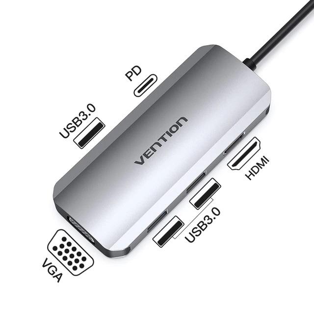Gambar Adapter USB Type C to HDMI VGA Converter Thunderbolt 3.0 HDTV - THC dari XLink Jakarta Kota Administrasi Jakarta Barat Tokopedia