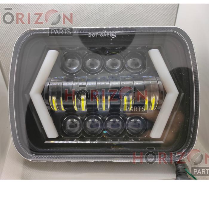 Gambar Lampu LED Depan Persegi 7x5 JEEP L300 Taft Gt Panther Katana - 2 dari Horizon Parts undefined Tokopedia
