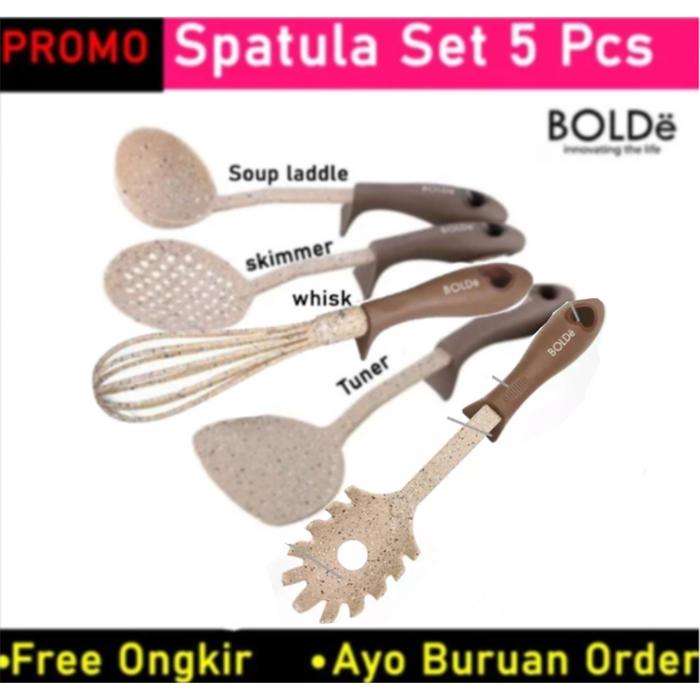 Gambar Promo Hari ini aja BOLDe Utensil Set 5 PCS dari Elektronik grosir jupiter undefined Tokopedia