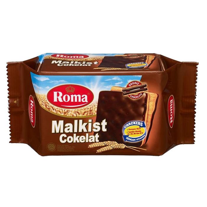 Gambar ROMA MALKIST CHOCOLATE 120 GRAM dari Wisata Kuliner Nusantara undefined Tokopedia