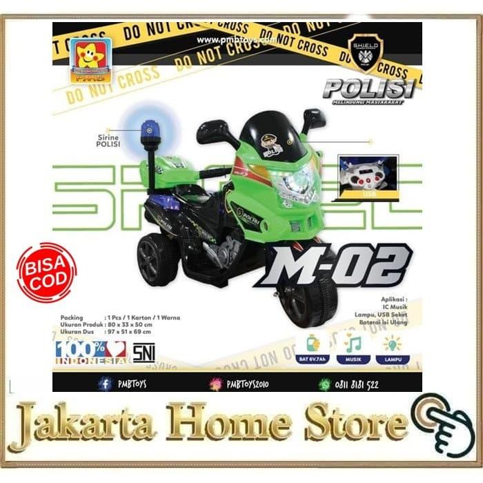 Gambar Mainan Anak Motor Aki PMB M02 dari Jakarta store station undefined Tokopedia