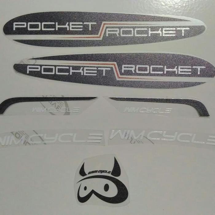 Gambar Decal stiker sepeda lipat pocket rocket 16 ban 16 - Orange dari RBHouse Oengaran undefined Tokopedia